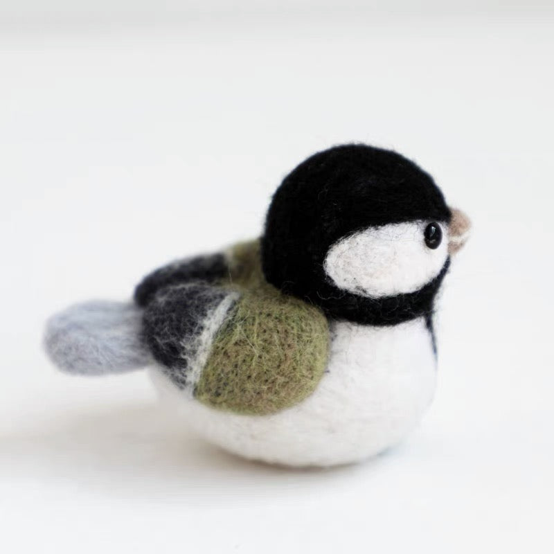 Needle felted wool Felting Animals 《birds》-Material Kit Handmade Craft Valentine's Day Gift 024