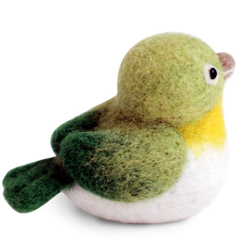 Needle felted wool Felting Animals 《birds》-Material Kit Handmade Craft Valentine's Day Gift 024