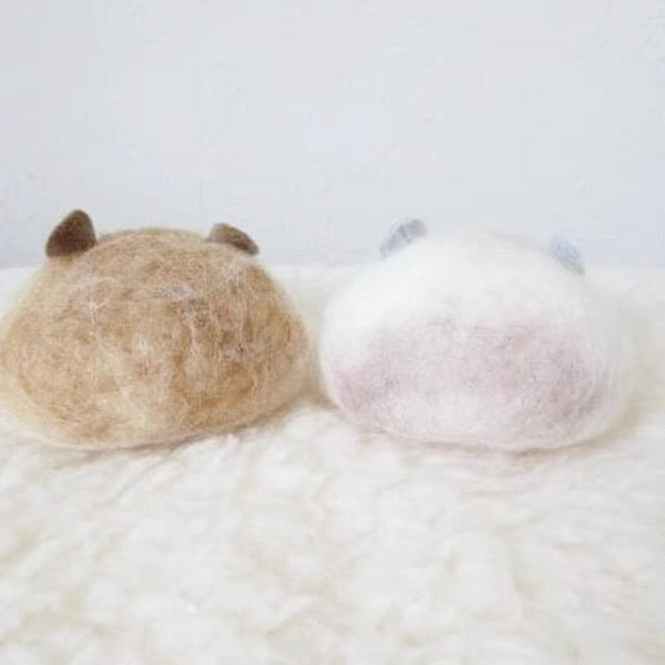 Needle felted wool Felting 《hamster》Material Kit Handmade Craft buy one get one free 029