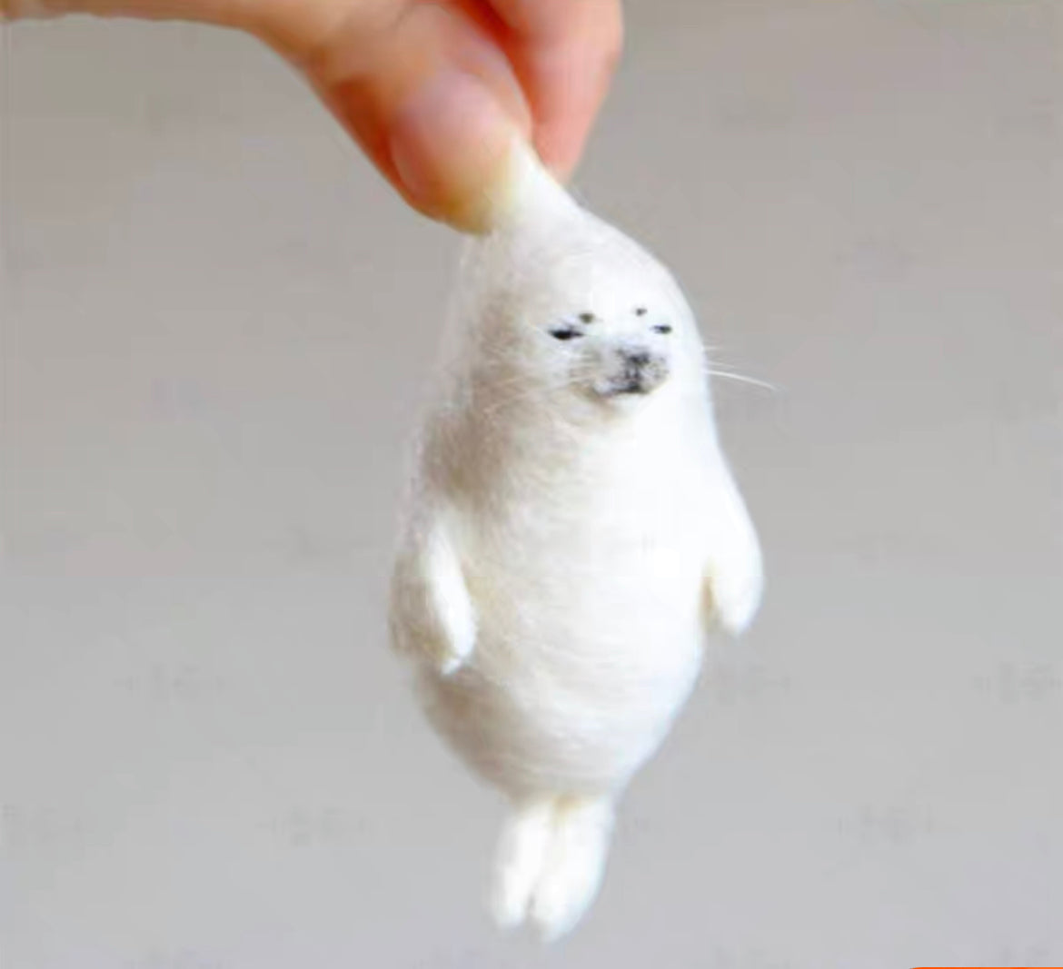 Needle felted wool Felting Animals Material Kit Handmade Craft Valentine's Day Gift 023