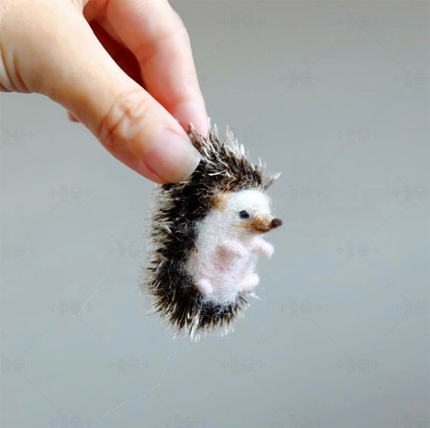 Needle felted wool Felting Animals Material Kit Handmade Craft Valentine's Day Gift 023