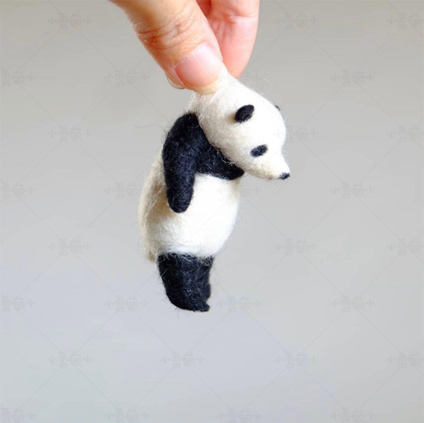 Needle felted wool Felting Animals Material Kit Handmade Craft Valentine's Day Gift 023