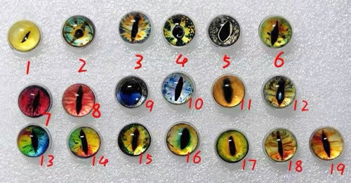 Needle Felting Animal's Eyes 12 mm / Felting Eyes  Felting Tools /supplies 15 eyes / animal/monster sculpture eyes 01
