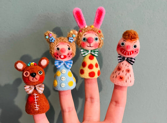 Needle felt wool ,needle felted mini toys. Handmade Craft Children's Gift , felt art