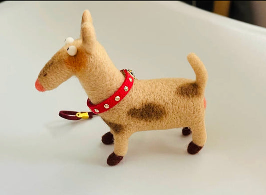 Needle Felt Wool ,Needle Felt Animals Kit For Beginners. Handmade Craft Children's Gift , Felt Art 011