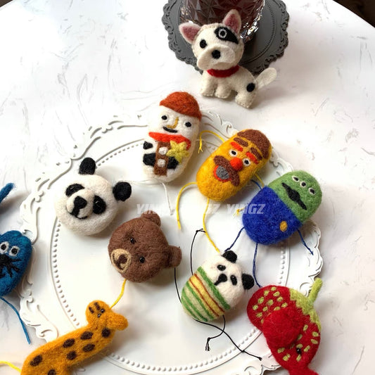 Needle Felting 《brooches》 Needle Felted Handmade Finished Pruduct,1Set(3brooches) 03