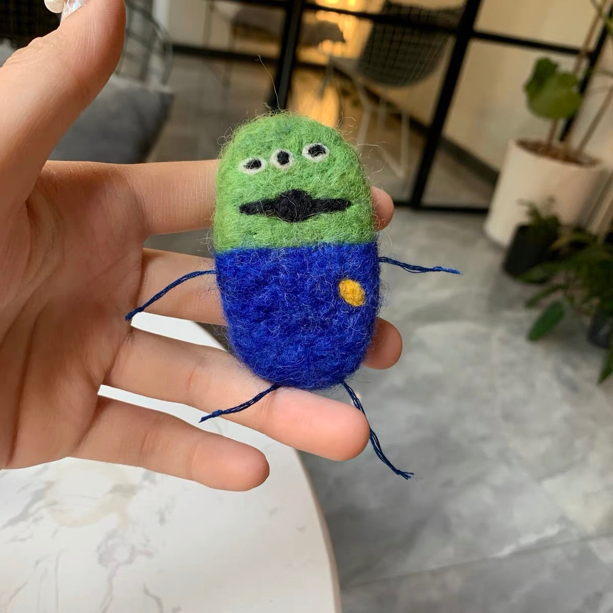 Needle Felting 《brooches》 Needle Felted Handmade Finished Pruduct,1Set(3brooches) 03