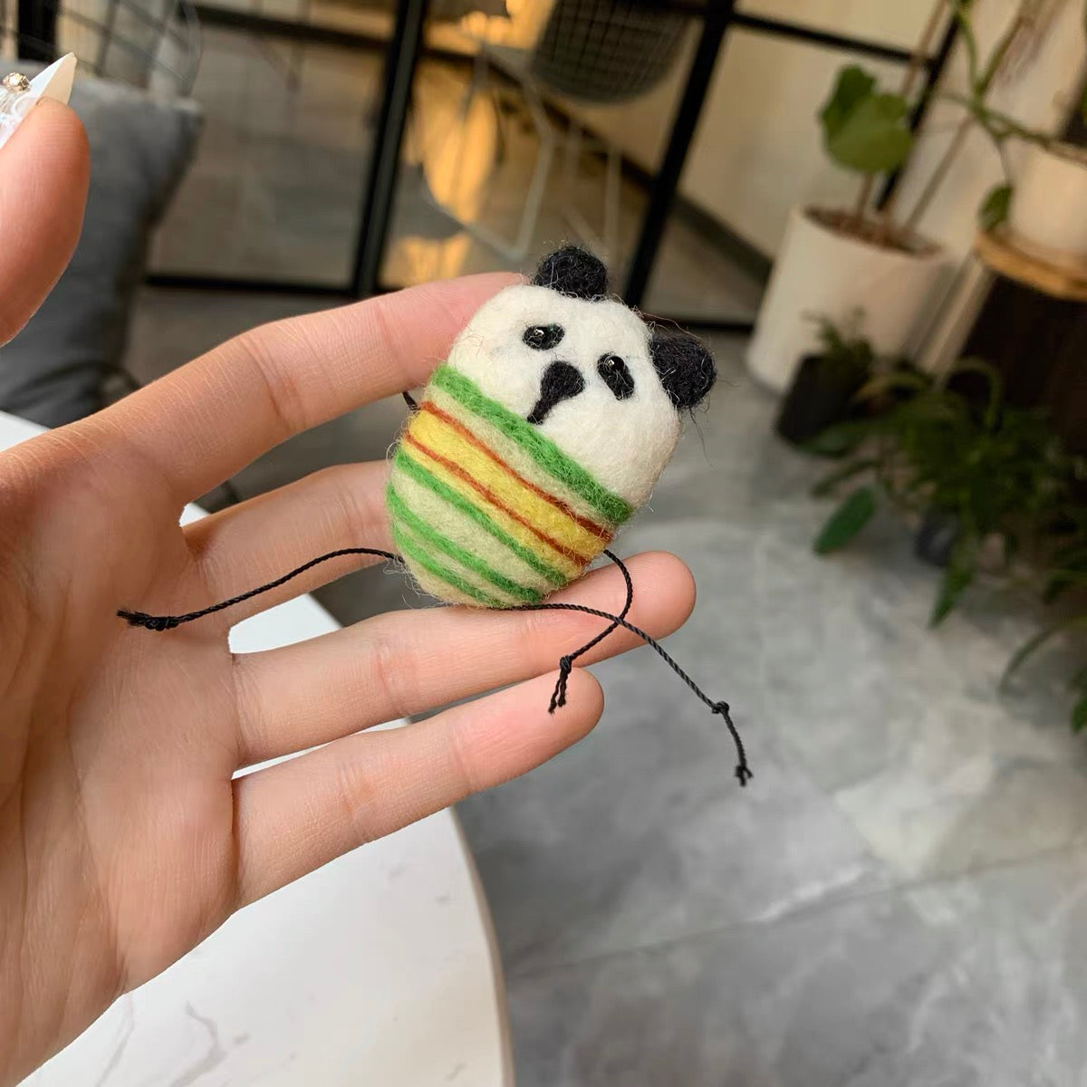 Needle Felting 《brooches》 Needle Felted Handmade Finished Pruduct,1Set(3brooches) 03