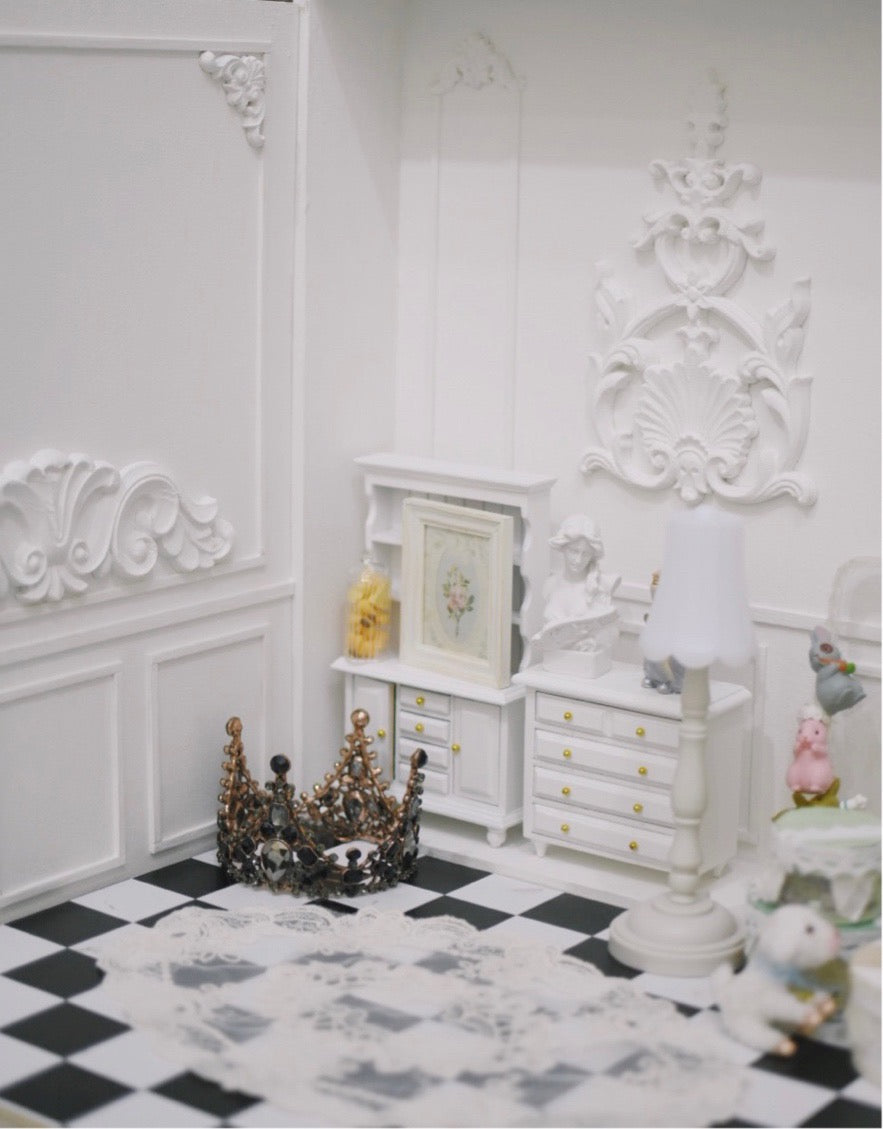 Cozy Warm House Blythe Doll Diorama,dollhouse,Room Box1/6 bjd 09