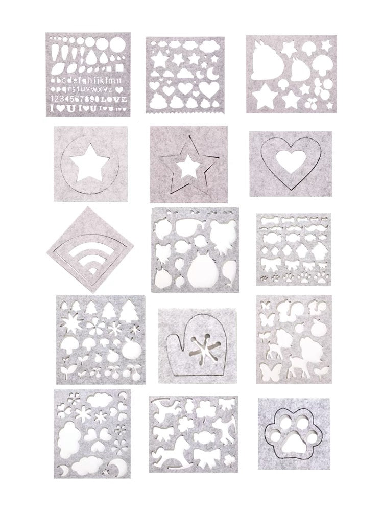 Animal Needle felting wool moulds kit for beginners- Set of 9,needle felting tools supplieso1