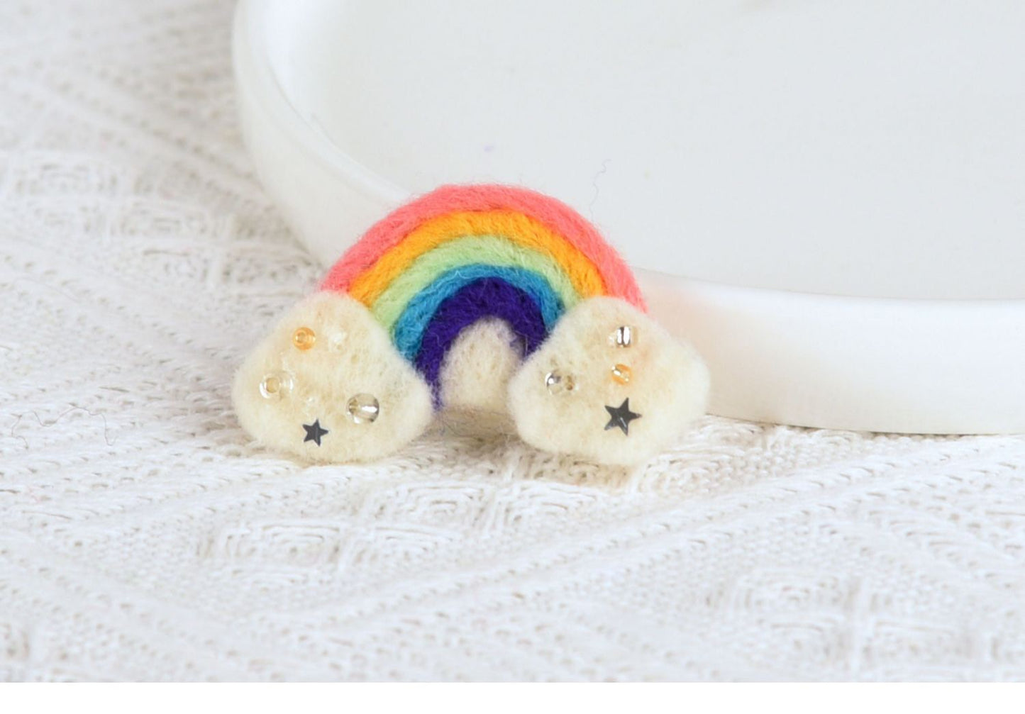 Needle Felting《Cookies》 Material Kit Handmade ,Needle Felting Kit for Beginners 062