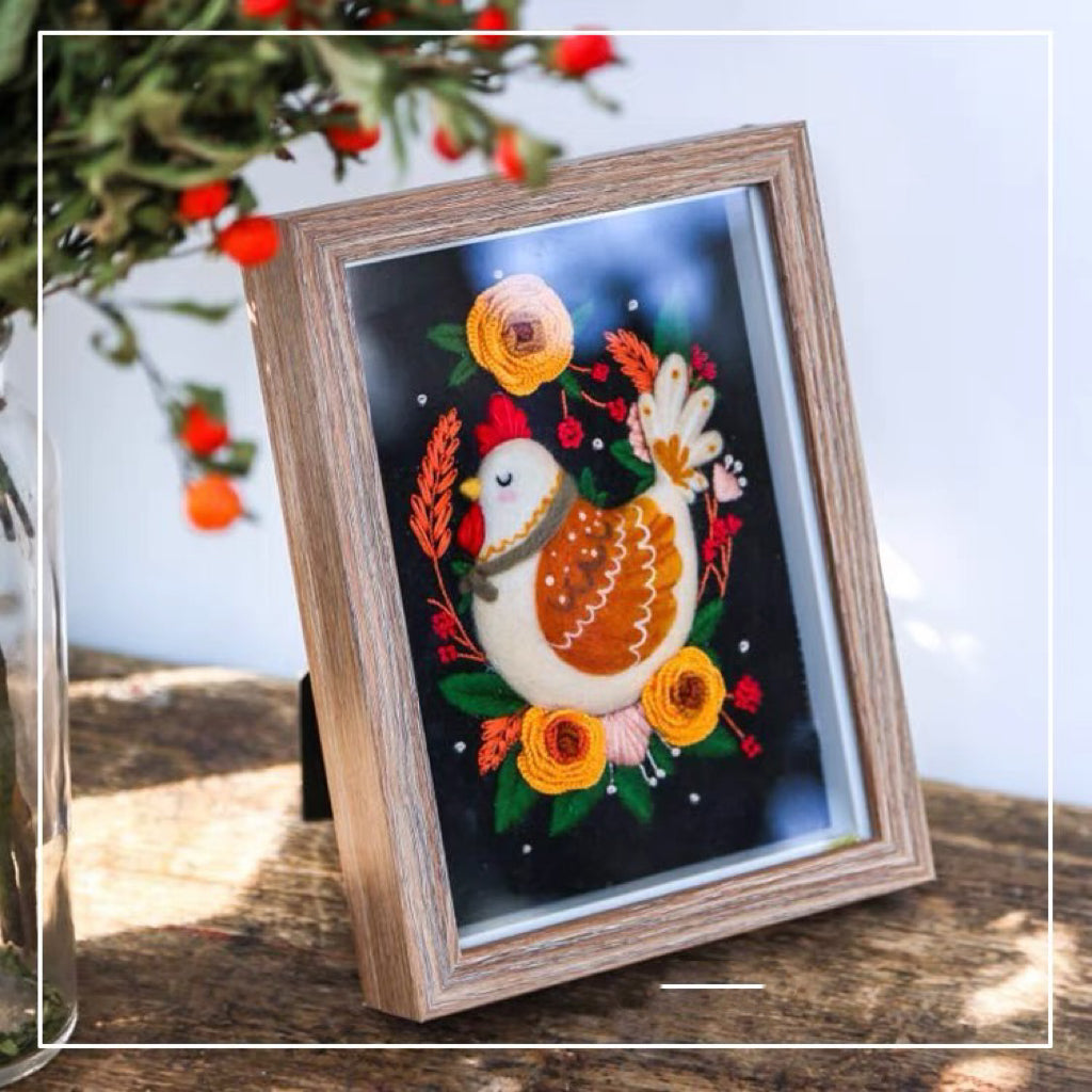 2D Needle Felting Picture Kit 02