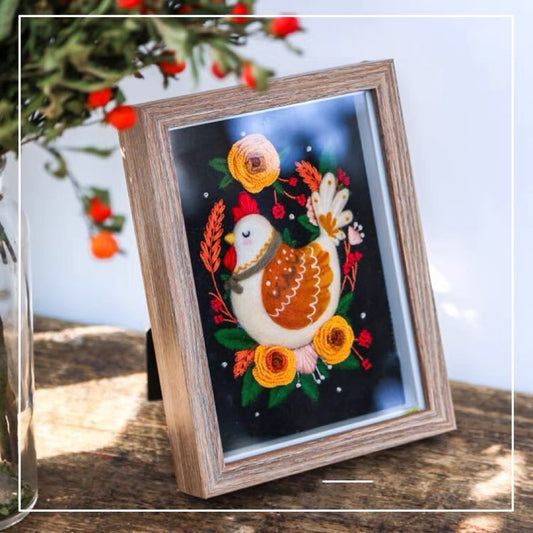 2D Needle Felting Picture Kit 02