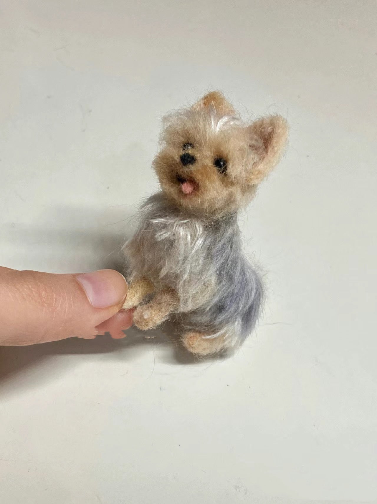 Needle Felted Yorkshire Terrier Dog,Made to Order