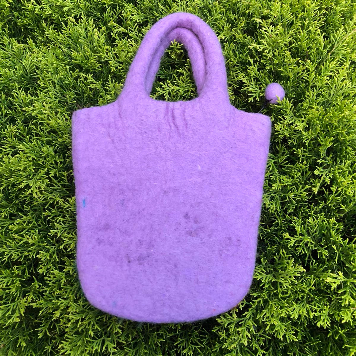 Felt handbag with cats detail,Handmade01