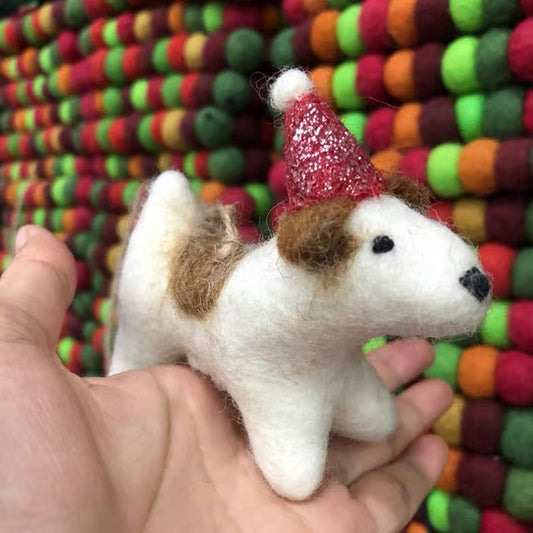 Felt dog toy detail,Handmade01