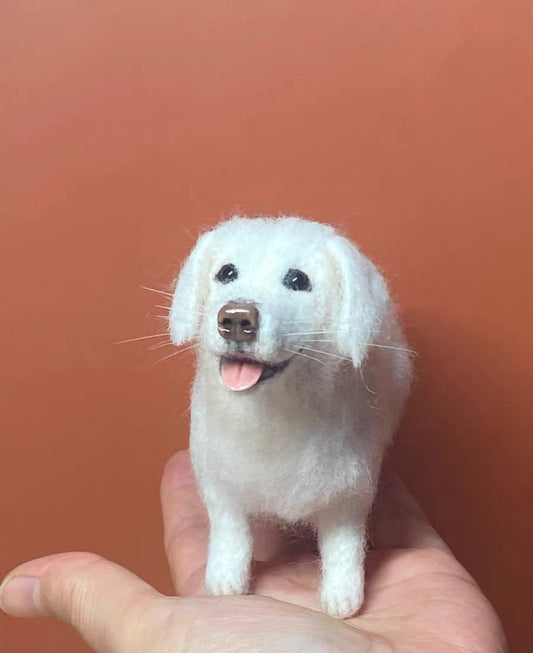Needle FeltedDog,Made to Order 03