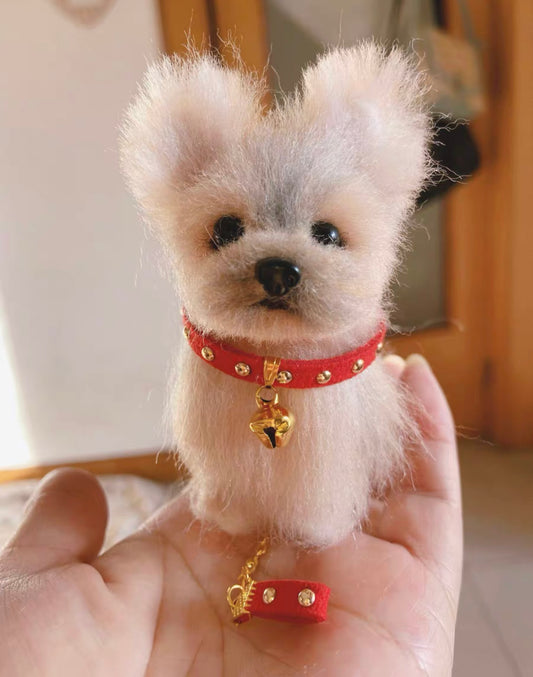 Needle Felted Dog,Made to Order06