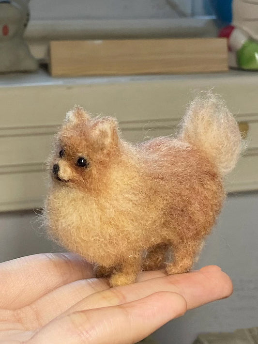 Needle Felted Dog,Made to Order08