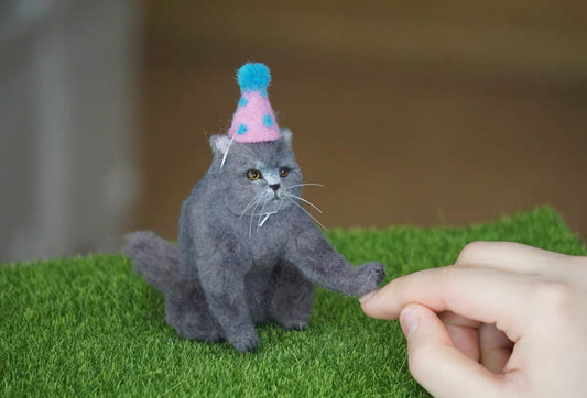 Needle Felted Cat,Made to Order015