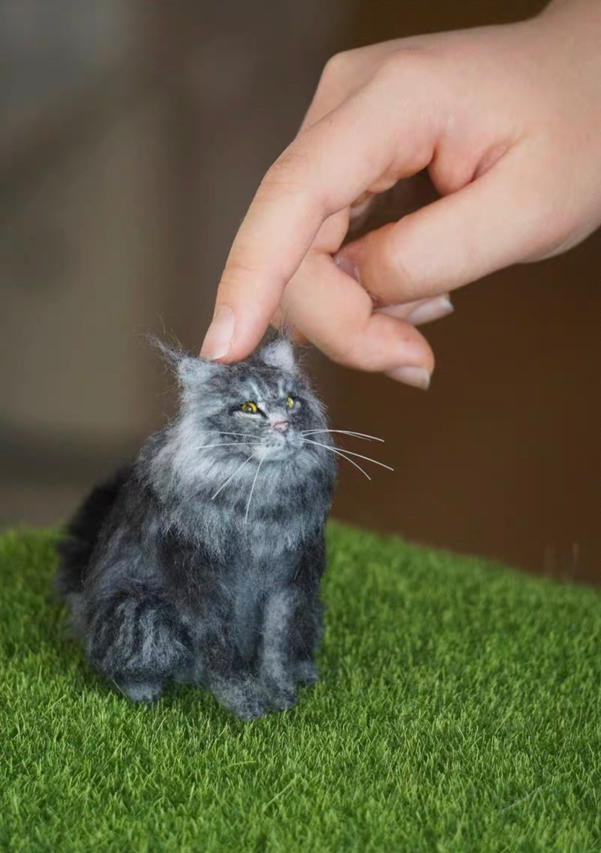 Needle Felted Cat,Made to Order015