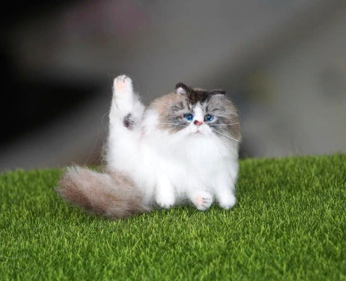 Needle Felted Cat,Made to Order019