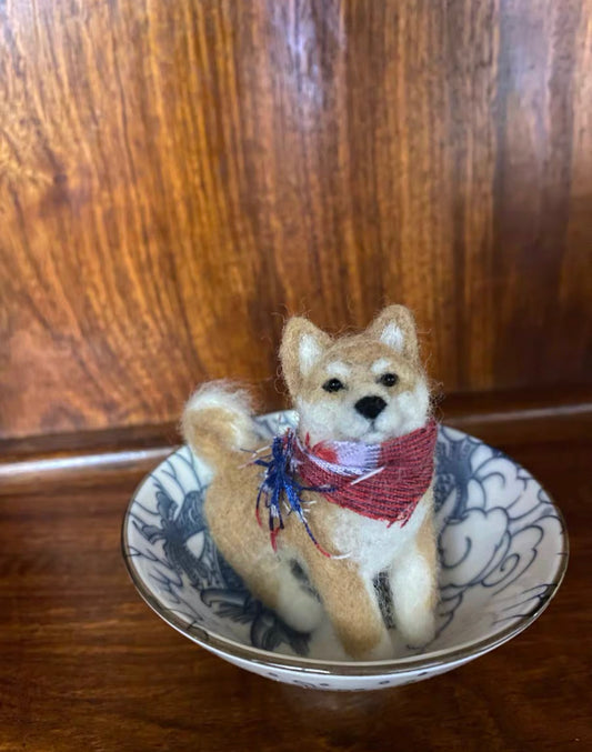 Needle Felted Dog,Made to Order020