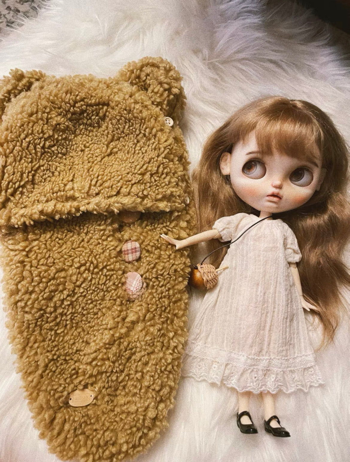 Protective and Stylish Blythe Doll sleep bag - Perfect for Travel and Storage 04