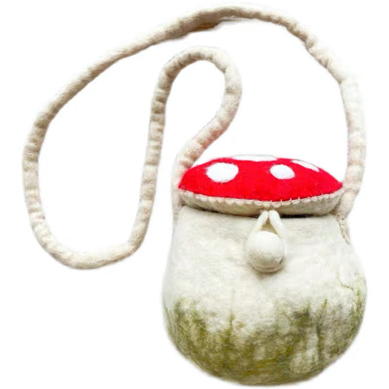 Needle felting Felt handbags with detail,Handmade 018