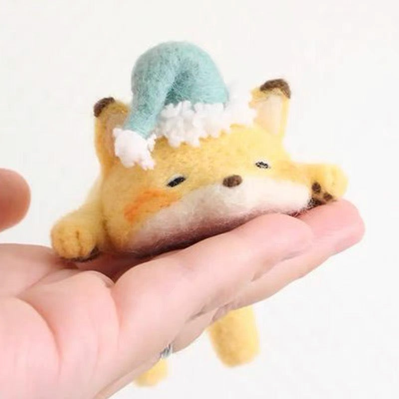 Needle Felting《bears》 kit Handmade ,Animal Needle Felting Kit for Beginners 1set(3 bears)070