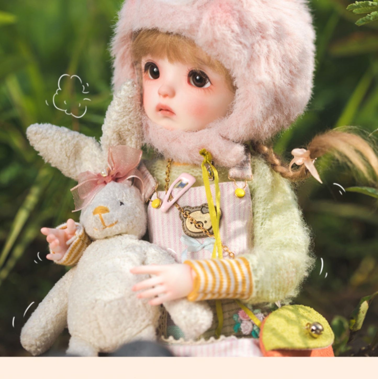 DOLLZONE BJD DOLL Peach 1/6(30cm) Ball Jointed Doll FULL SET INSTOCK