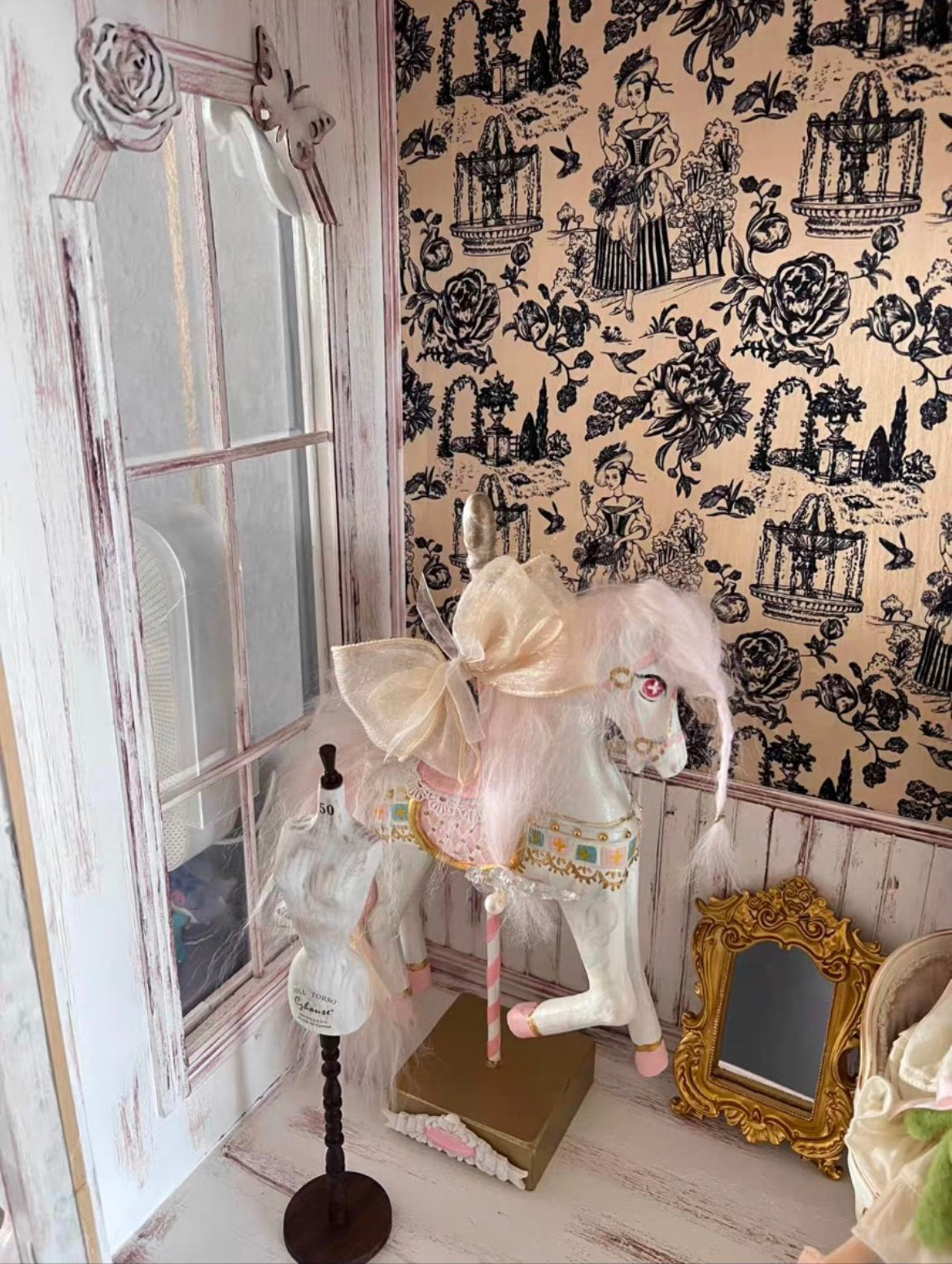 Cozy Warm House Blythe Doll Diorama,dollhouse,Room Box1/6 bjd 010