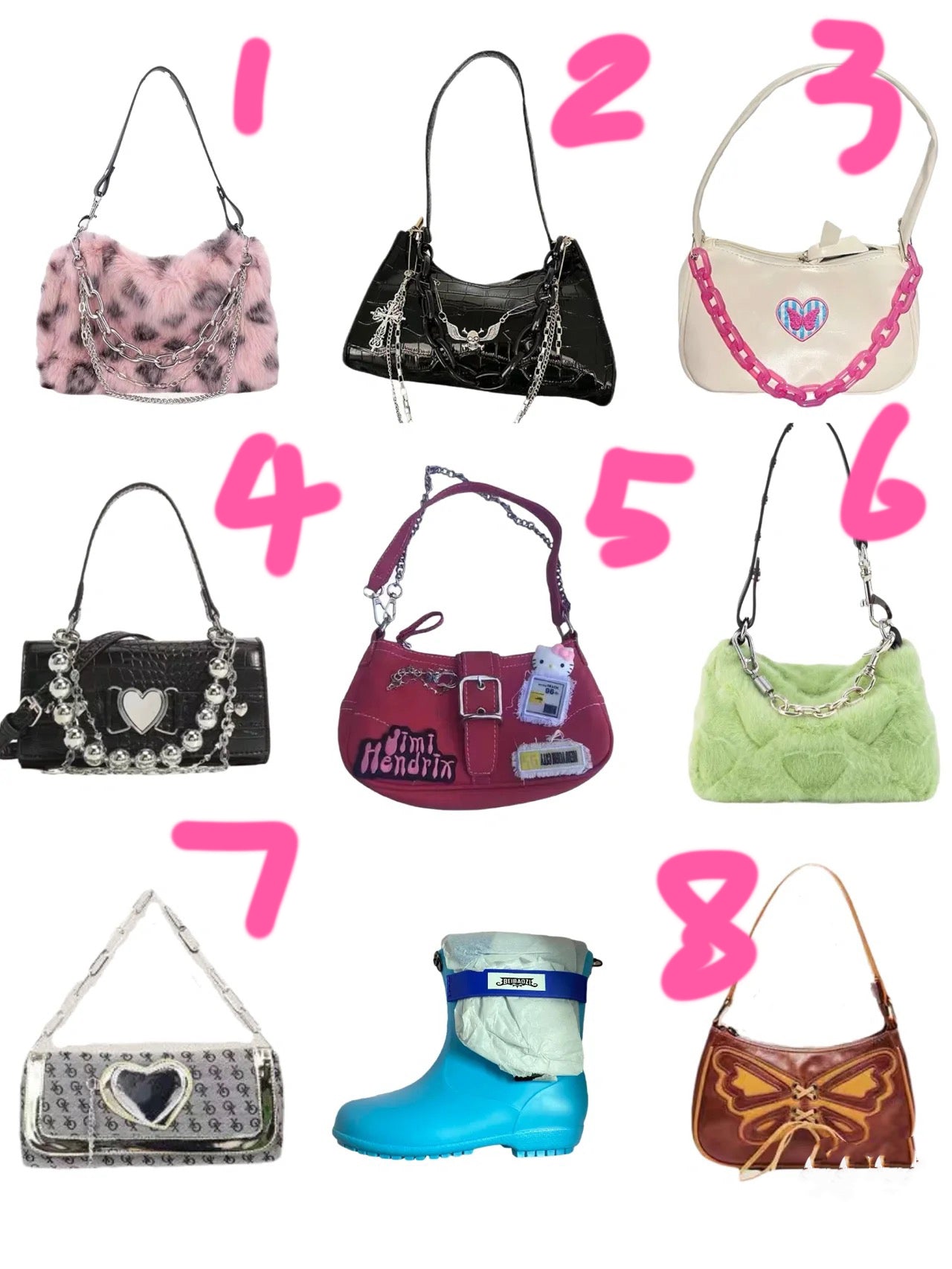 Get Ahead of the Trend with Our Y2K-Inspired Fashion Shoulder Bag,Y2K Fshion-Monster High Inspired Bags