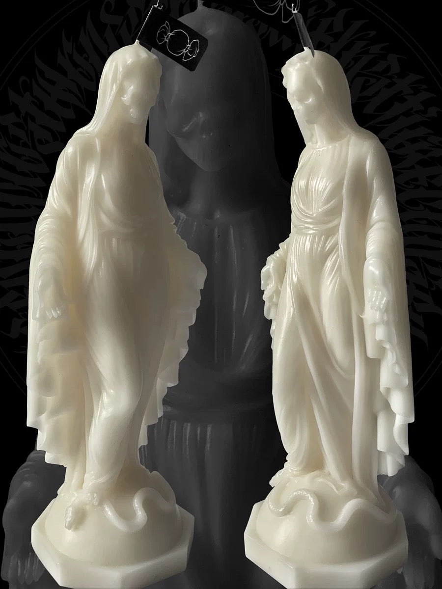 Virgin Mary Collection "Skull Spirits" Gothic Scented Candles 01