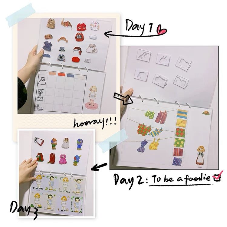 Dress-up Paper Doll - Fullset 02