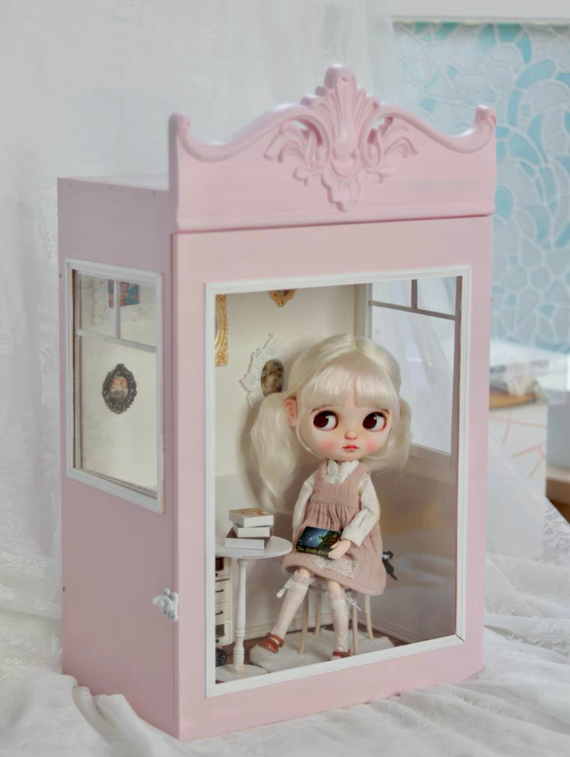 Blythe BJD DOLLHOUSE SHOW ROOM FOR OB 11 BJD BLUYTHE DOLL  42CM  11