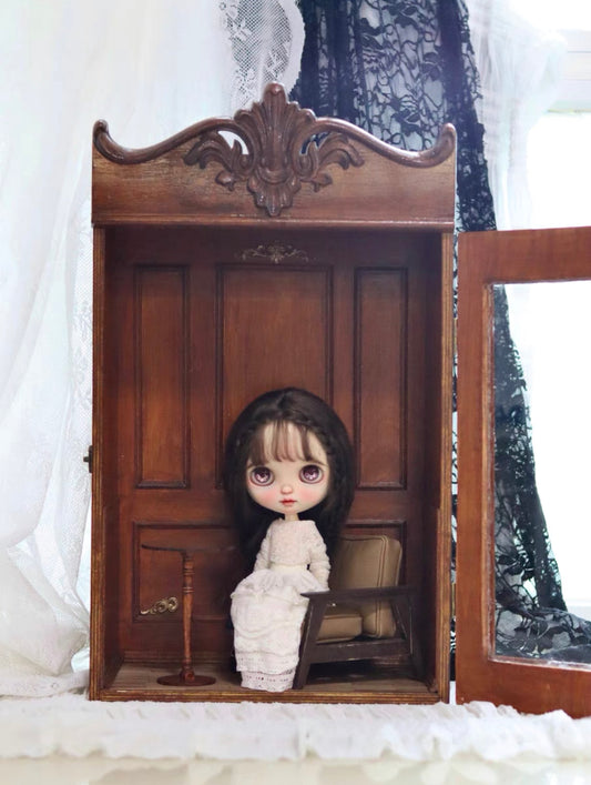 Blythe BJD DOLLHOUSE SHOW ROOM FOR OB 24 DOLL/1/6 BJD BLYTHE SHOWCASE/DISPLAYCASE/CARRYCASE 42CM02