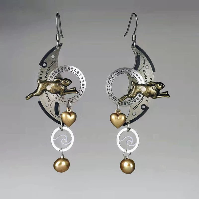 Unleash Your Inner Demon: Gothic Devil's Eye Earrings for a Dark and Edgy Look
