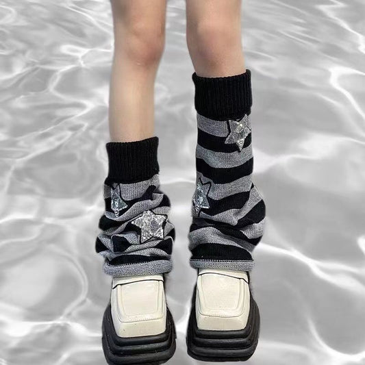 knee high socks,leg warmers 80s,y2k fashion,y2k style, summeroutfit(buy 1 get 1 free)03