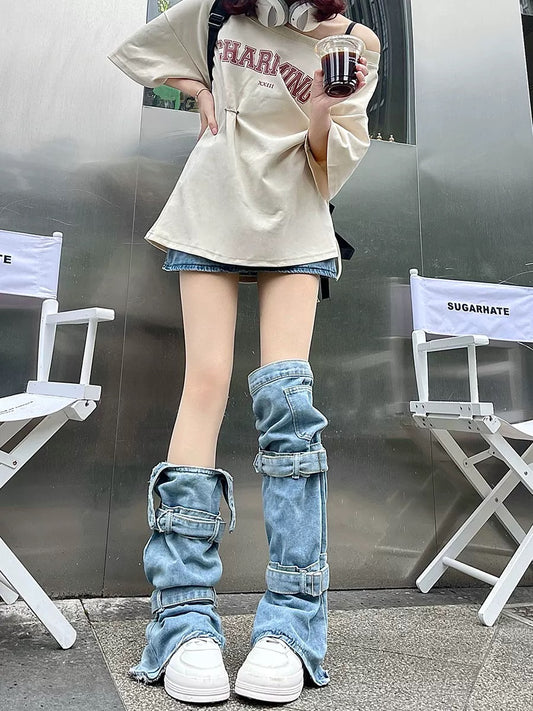 knee high socks,leg warmers 80s,y2k fashion,y2k style, summeroutfit(buy 1 get 1 free)