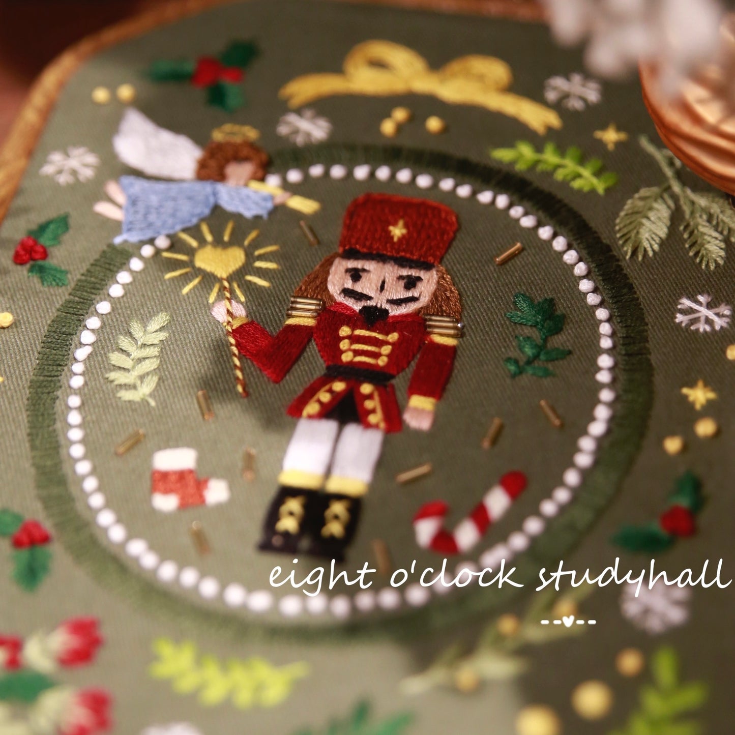 DIY 《The Nutcracker》 Embroidery Craft Kit. Embroidery Beginner Kit 04