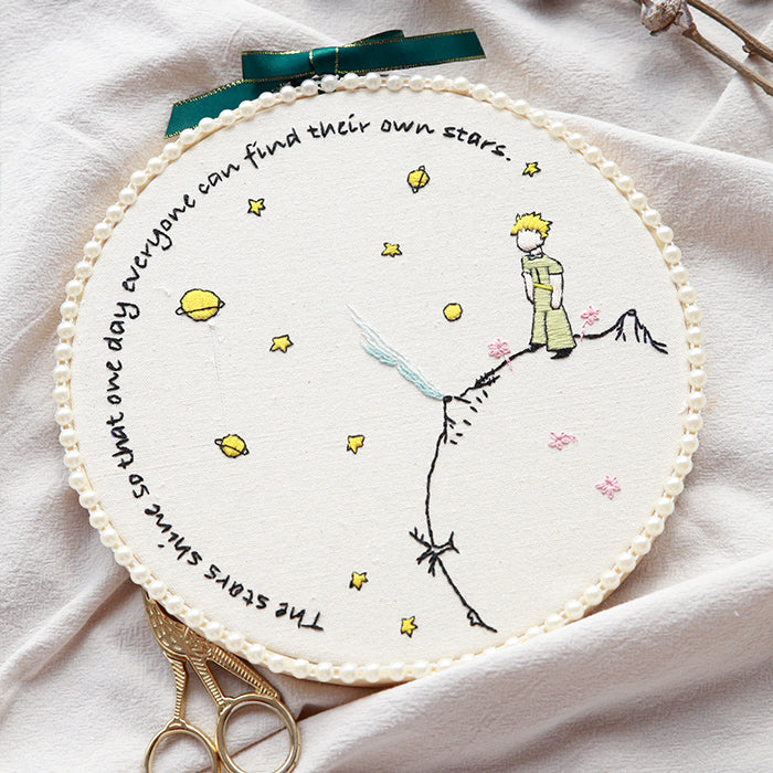 DIY 《The Little Prince》 Embroidery Craft Kit. Embroidery Beginner Kit 02