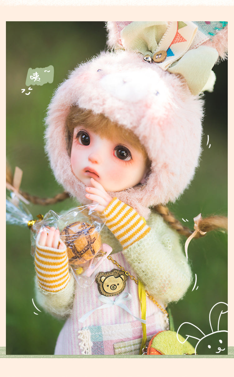 DOLLZONE BJD DOLL Peach 1/6(30cm) Ball Jointed Doll FULL SET INSTOCK