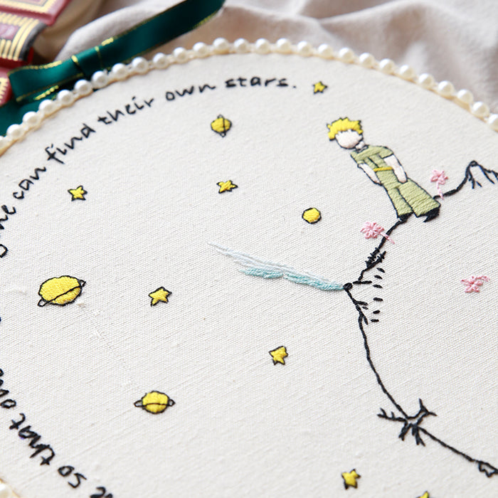 DIY 《The Little Prince》 Embroidery Craft Kit. Embroidery Beginner Kit 02