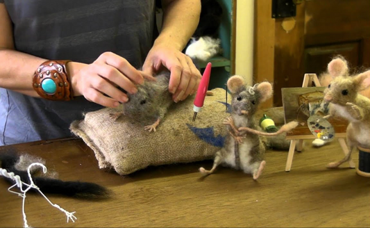 Felting wool projects