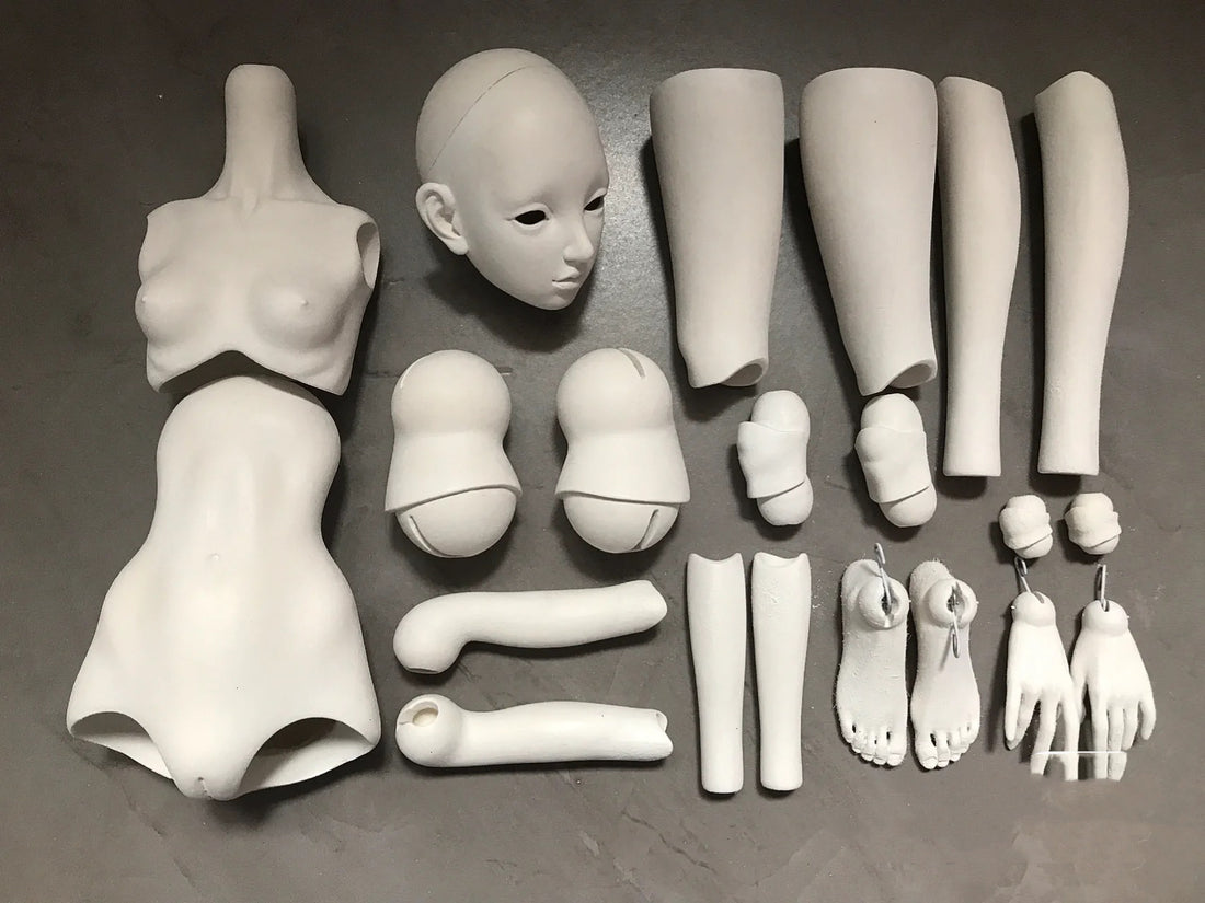 HOW TO ASSEMBLING DOLLS FROM PORCELAIN?