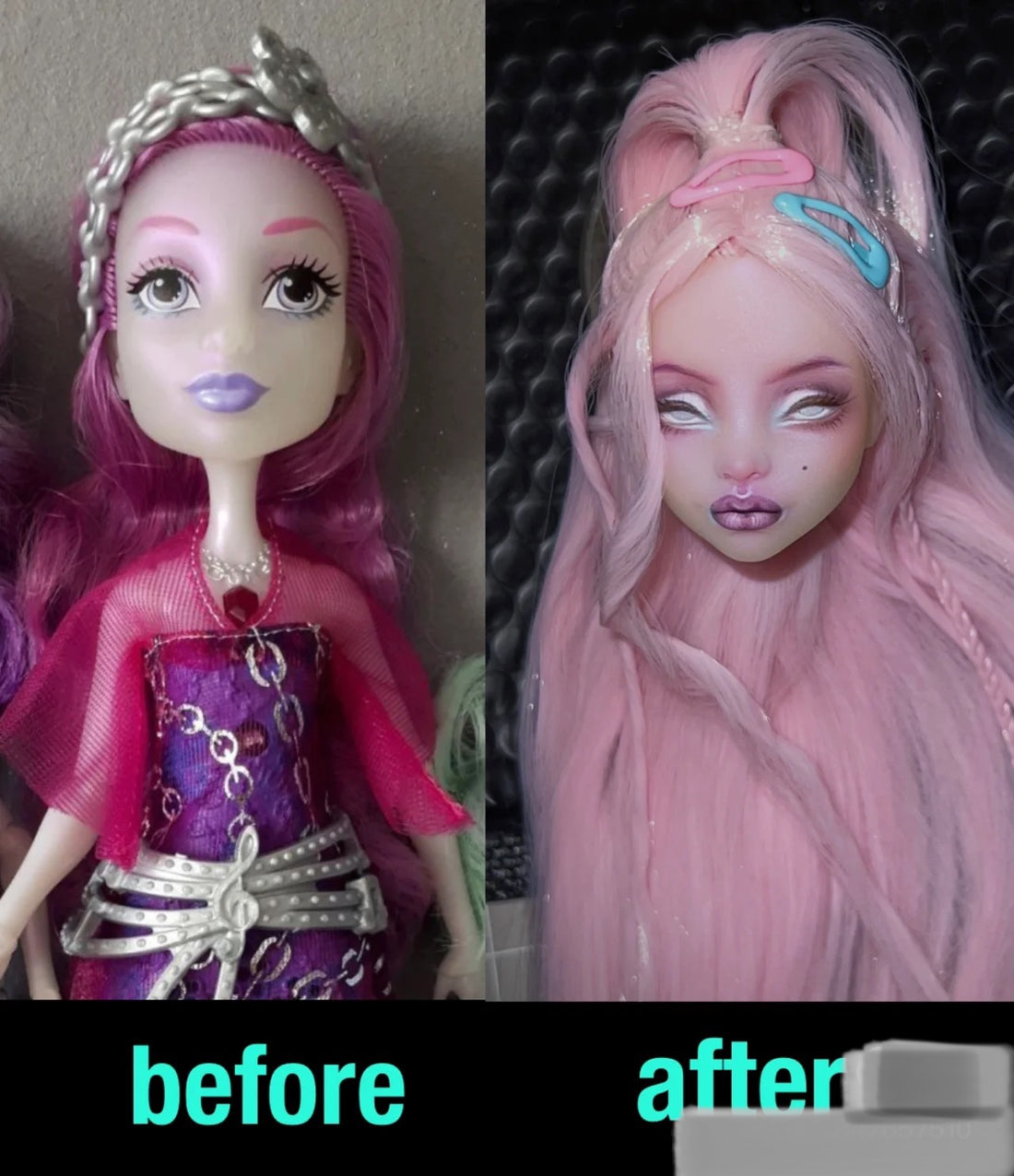 HOW TO REPAINT A M0NSTERHIGH DOLL 2022