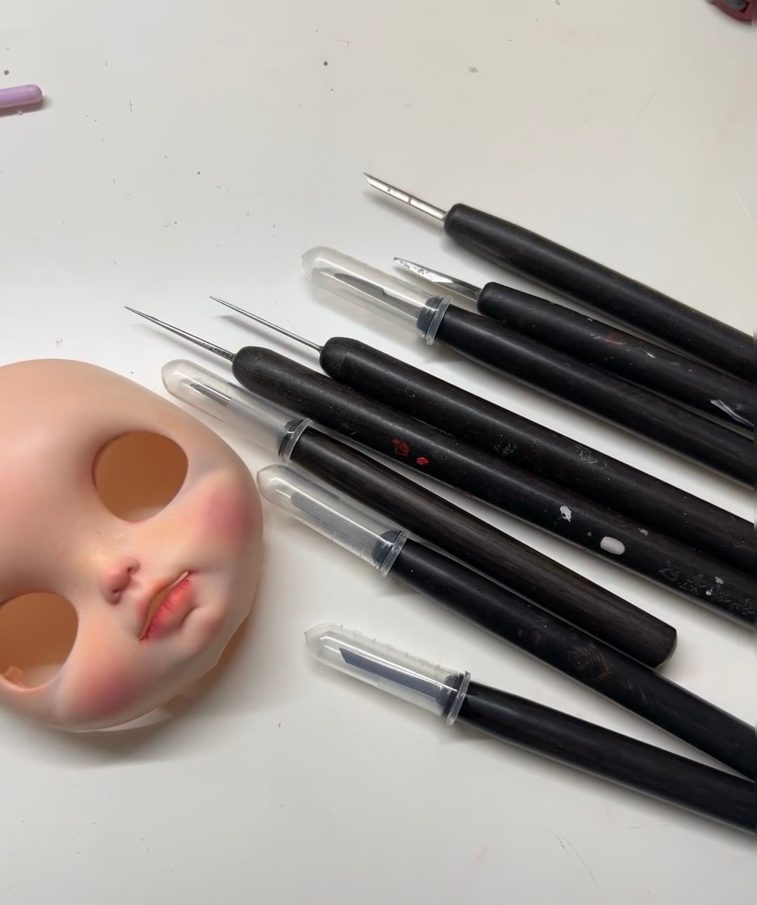 Blythe doll custom/carving tools set (9 PIC)