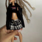 MONSTER HIGH DOLL OOAK CUSTOM，MONSTER HIGH DOLLS REPAINT,FRANKIE,DRACULAURA,LAGOONA ETC. - ART DOLL 0114