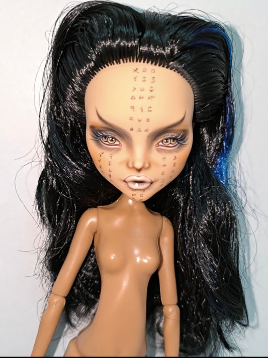 MONSTER HIGH DOLL OOAK CUSTOM，MONSTER HIGH DOLLS REPAINT,FRANKIE,DRACULAURA,LAGOONA ETC. - ART DOLL 0115